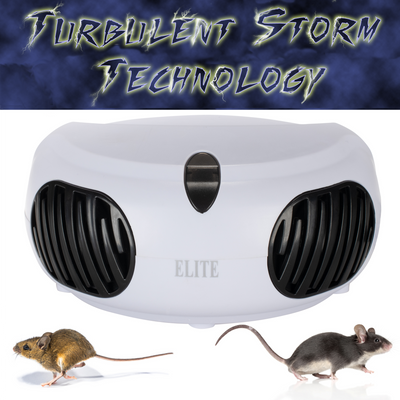 Ultrasonic mouse control device for repelling mice and rodents safely indoors